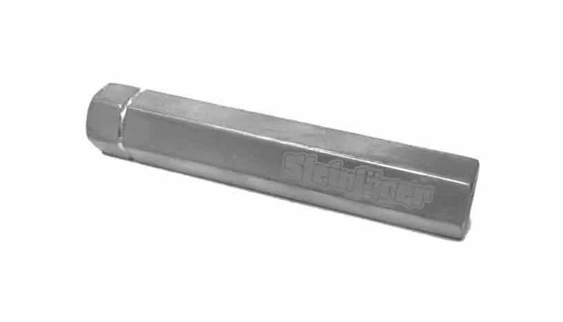 Steinjäger End LInks and Short LInkages Threaded Tubes M12 x 1.75 70mm Long Gray Hammertone Powder Coated Steel Tube