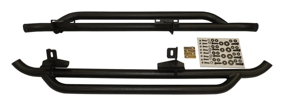 RT Off-Road - Steel Black Rocker Panel Guard Set