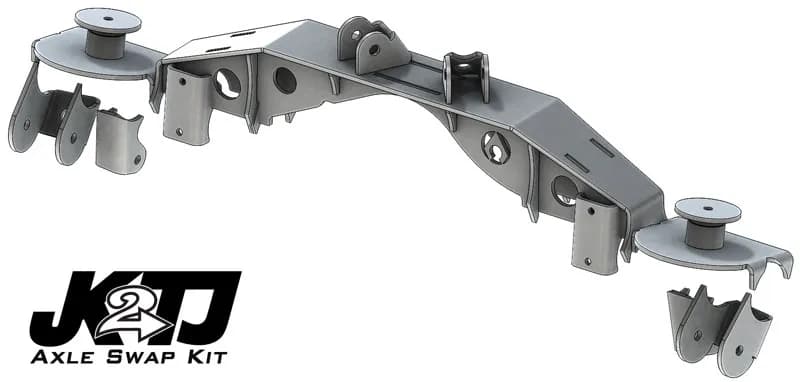 9306 Jeep TJ Triangulated Swap Kit With Truss 2.63 In / Oem