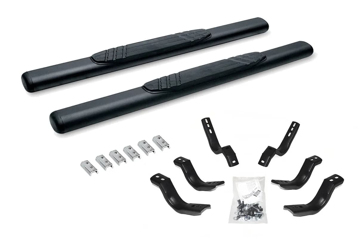 4in OE Xtreme - Complete kit Sidesteps + Brackets 1999 2016 Ford F-250 F-350 Super Duty