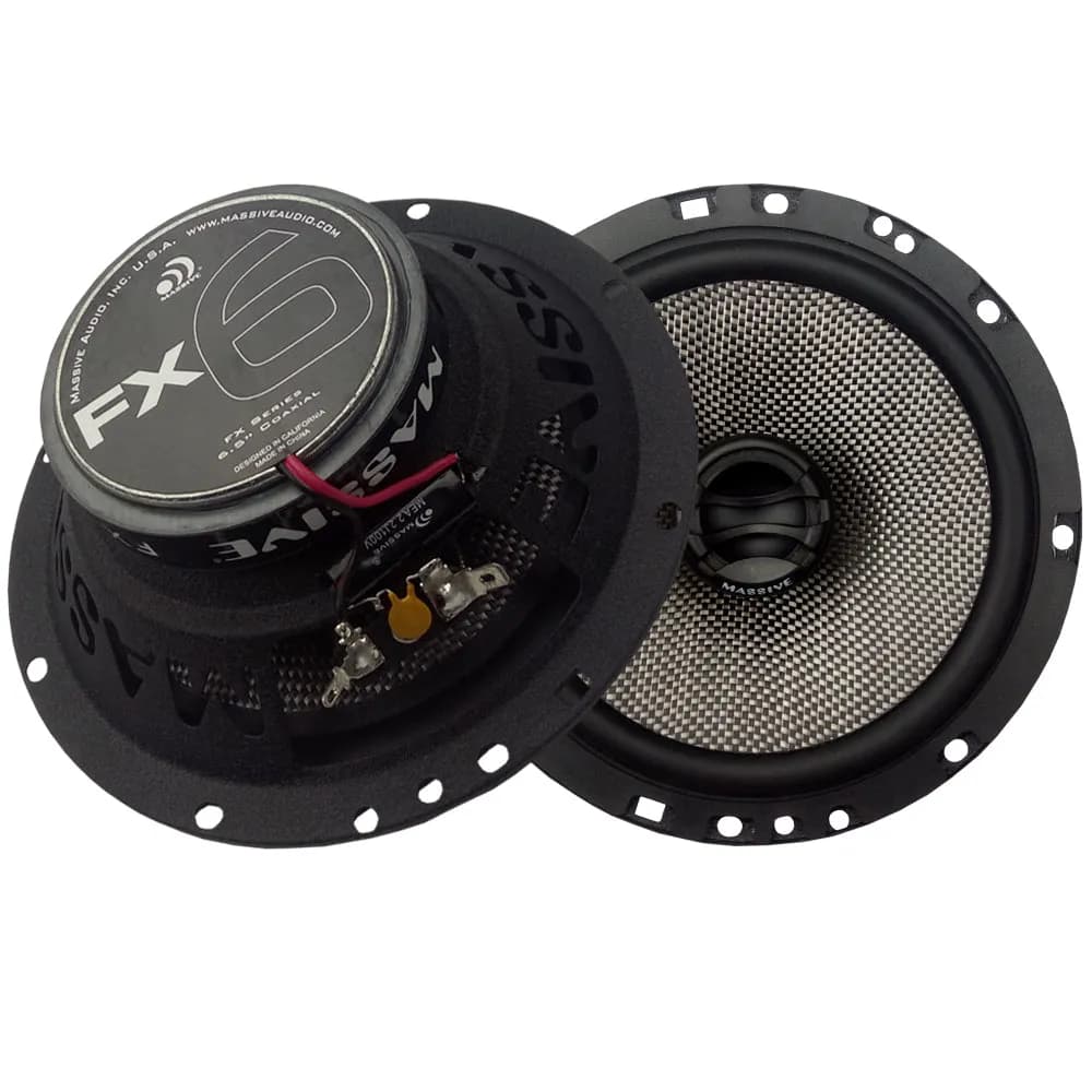 6.5in 2 Way 75 Watts Rms Coaxial Speakers