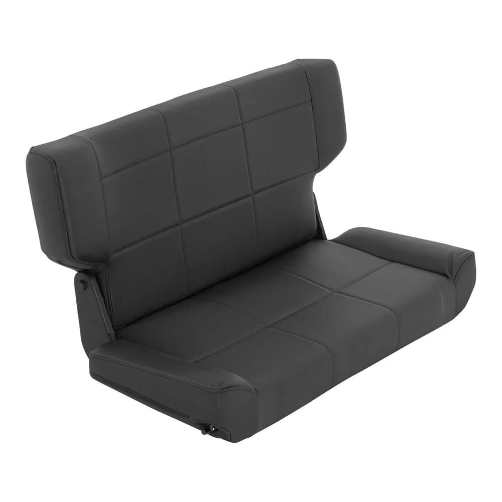 9706 Wrangler (Tj) Seat Rear Fold & Tumble Denim Black