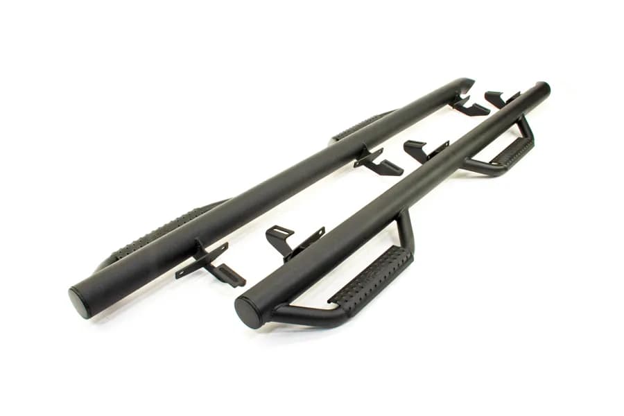 18c Wrangler JL 4 Door SUV Gas Srw 3in Nerf Step Wheel 2 Wheel Textured Black