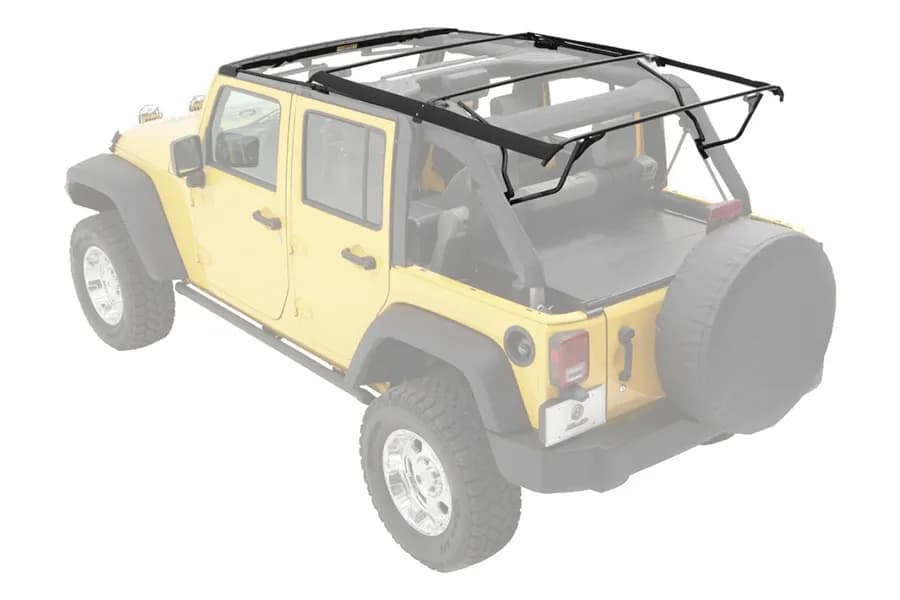 OE Style Replacement Bow & Frame Hardware Kit For Jeep 2010-2018 Wrangler JK 4 Door Bestop