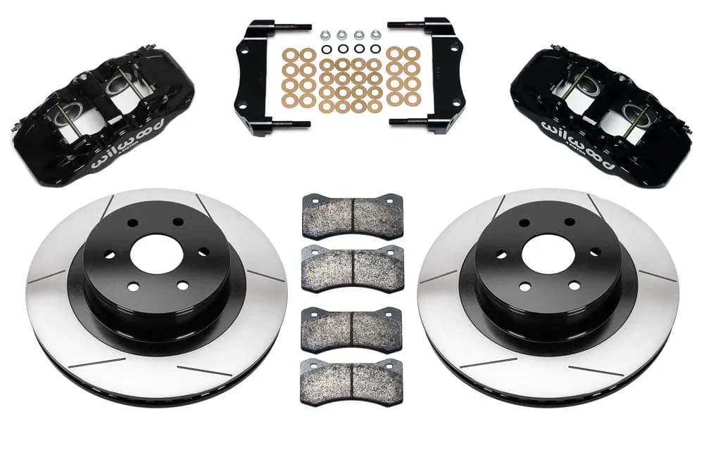 Wilwood AERO4 RearTruck Kit 14.25in 1999-2010 GM 1500-SUV 2 Piston OE Caliper