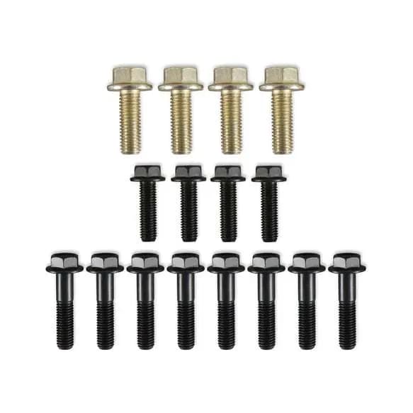 Mopar Gen III Hemi to Tkx/Tko Bellhousing Installation Bolt Kit Steel Black/Ox
