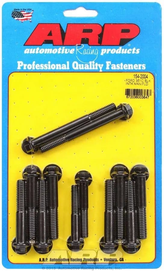 Ford 351c Hex ss Intake Manifold Bolt Kit