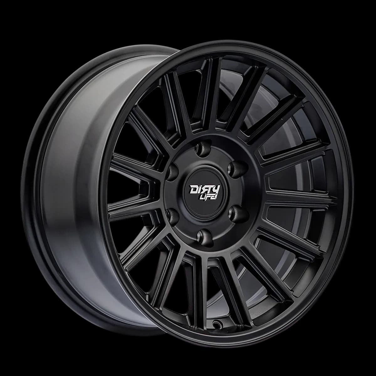 Dirty Life 9316 Journey Series Wheel, 17x8.5 5x5 0mm - Matte Black - JT/JL/JK