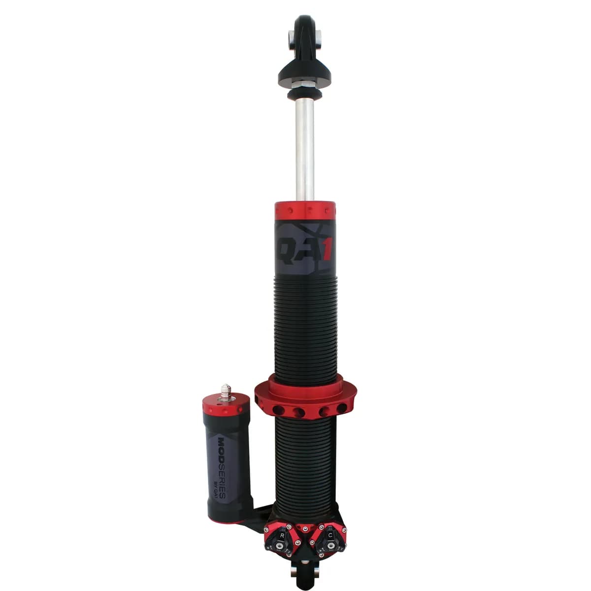 QA1 M421PL Shock, MOD C-O, LH Piggyback 10.63 Comp, 15.00Ext, 4.38 Travel, Eye-B/Eye-B