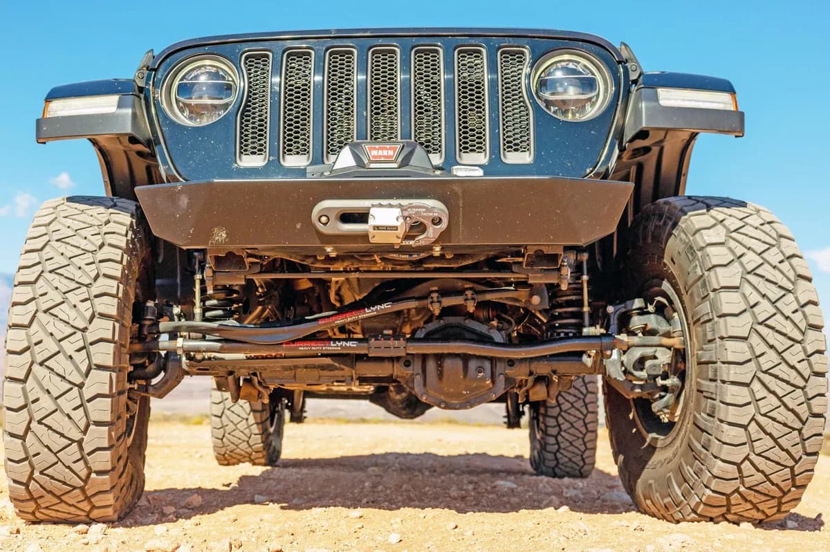 Currectlync JL/JT High Steer Kit for Stabilizer Shock Incl Knuckles Drag Link Tie Rod Trac Bar Reloc/Shock Mount Axle Shock Tie Rod Clamp