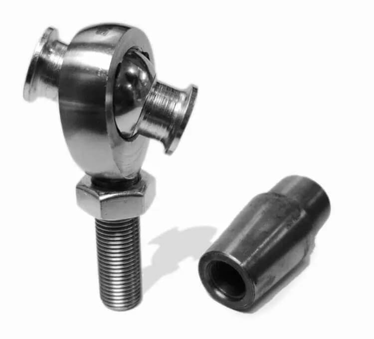 Heims, Nuts, Bungs, Inserts M12 x 1.75 LH Chrome Moly Housing, Nylon Race Fits 1.000 x 0.120 Tubing 1 Rod End