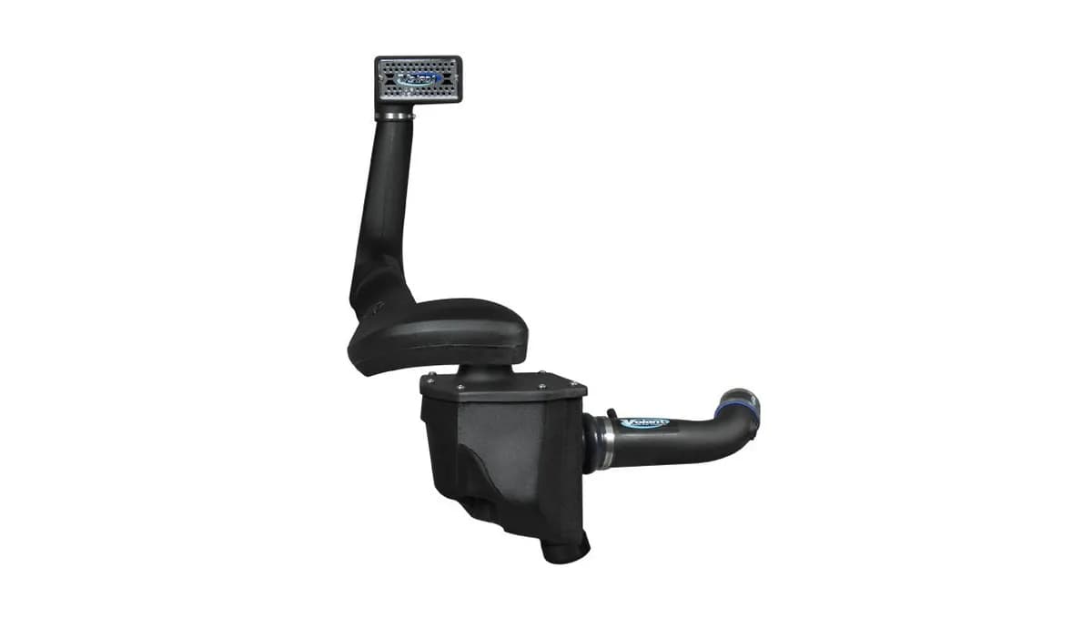 Cold Air Intake Kit; Incl. Closed Filter Box w/Snorkel/Air Duct/PowerCore® Filter/Connectors/Clamps;