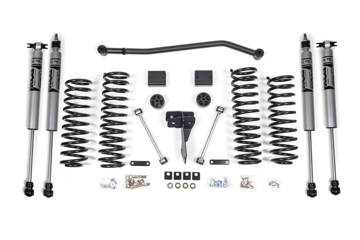 2007-2015 Jeep Wrangler (JK) 2dr 4 Suspension Lift Kit - Front Coils Rear Coils - Fox 2.0 Adventure Series Shocks