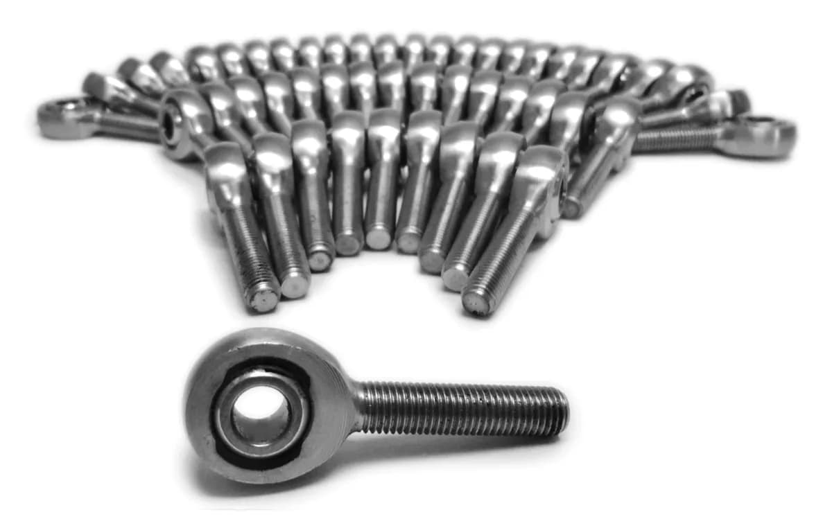 Steinjäger Inch Male Rod Ends 5/8-18 LH Chrome Moly Housing, Nylon Race 50 Pack