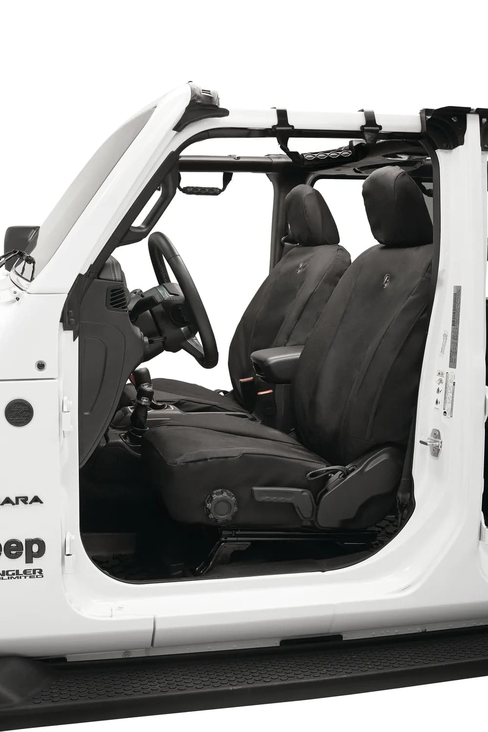 Jeep Gladiator Seat Covers For Jeep 2020-2023 Gladiator 4 Door Front Premium Vinyl Fabric Black Diamond Bestop