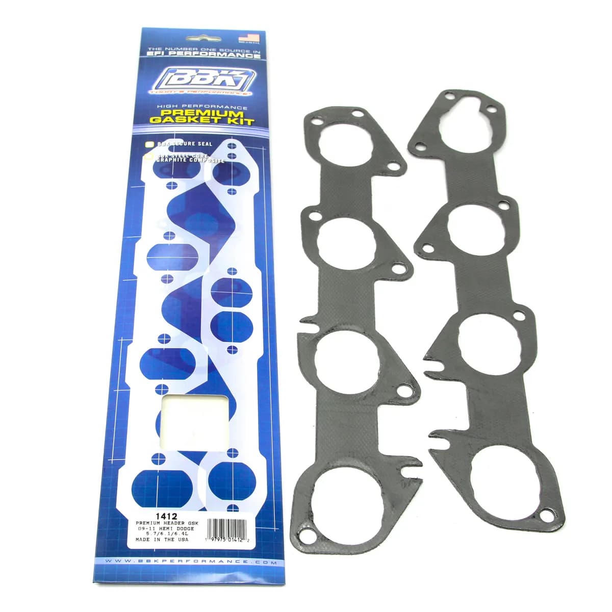 Bbk Performance Parts 1412 Premium Header Gasket Set- Dodge Truck, 5.7l 2009-2024 (Pair)