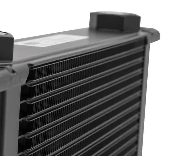 Earl's UltraPro Oil Cooler - Black - 16 Rows - Wide Cooler