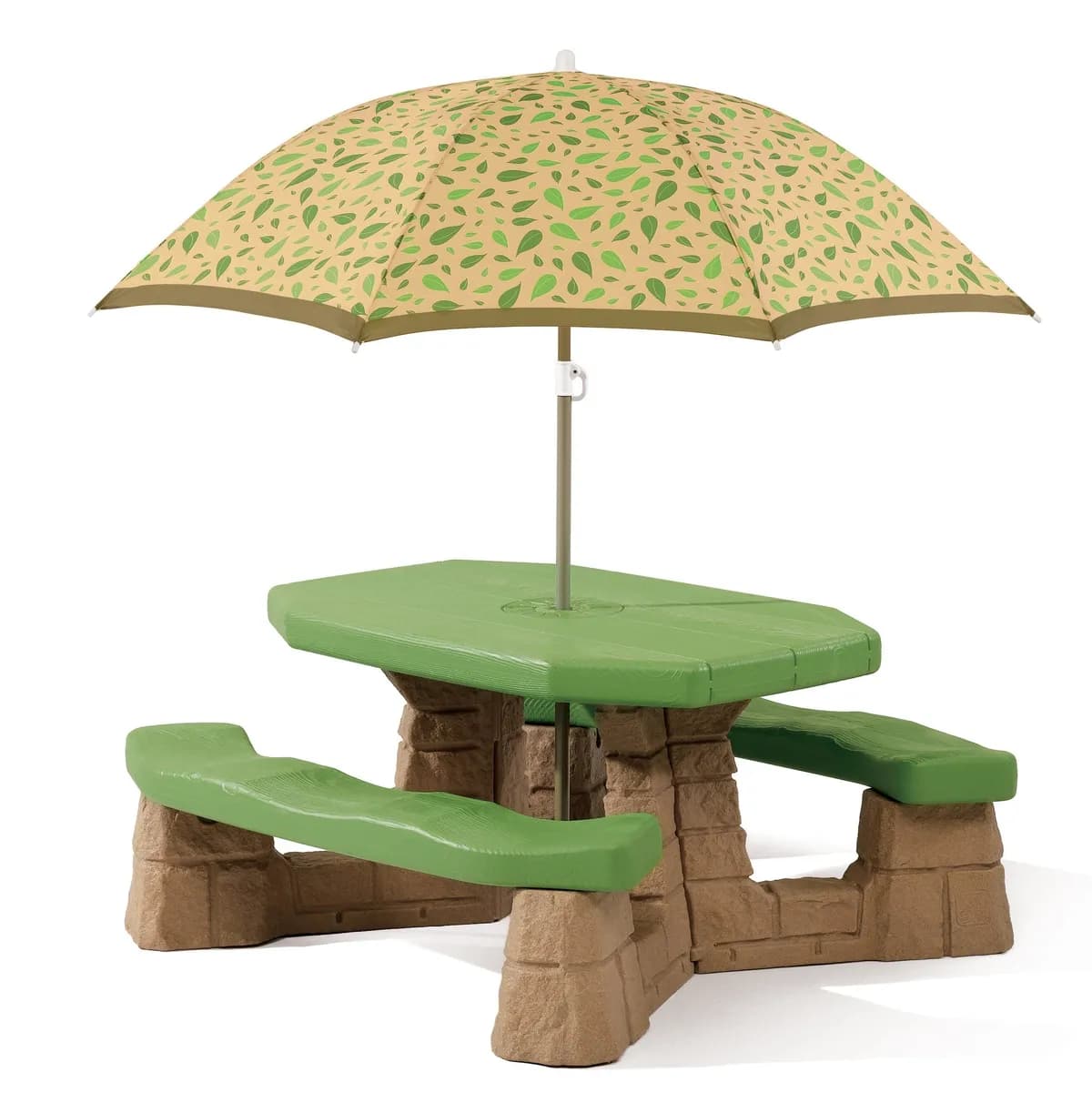 Naturally Playful Picnic Table w/ Umbrella