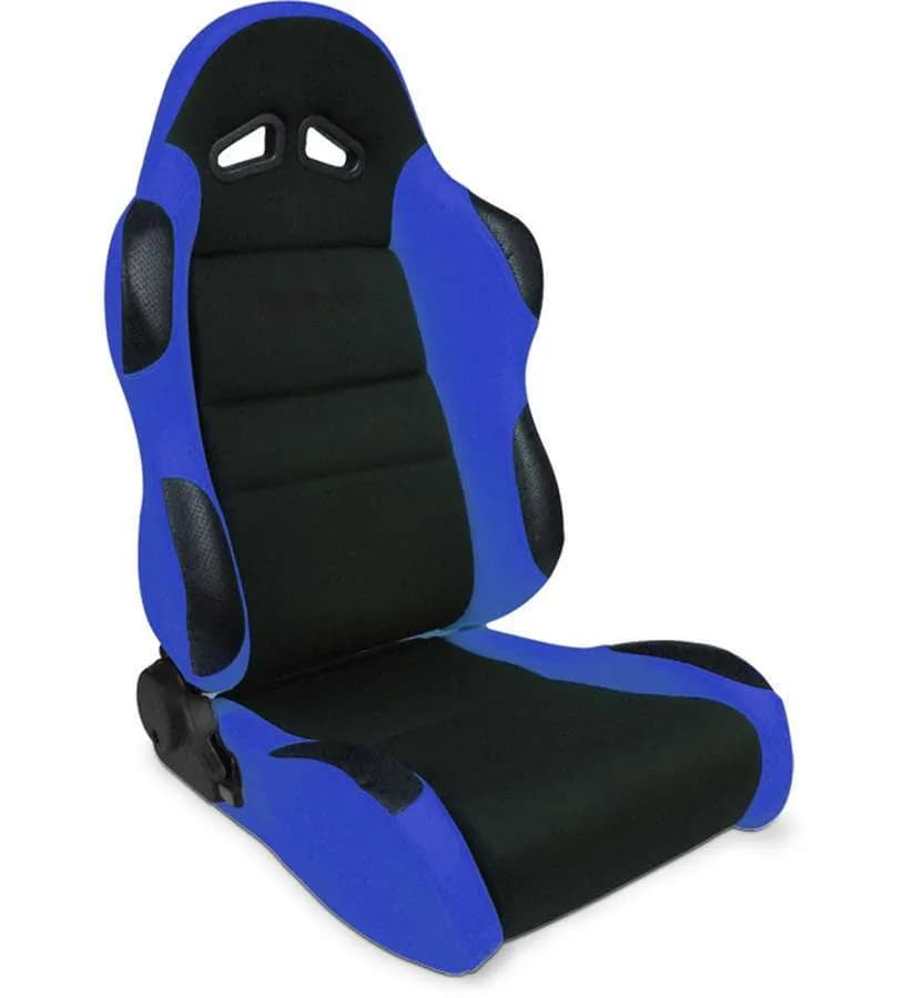 Sportsman Black Velour Inside Blue Velour Wings & Side Bolsters