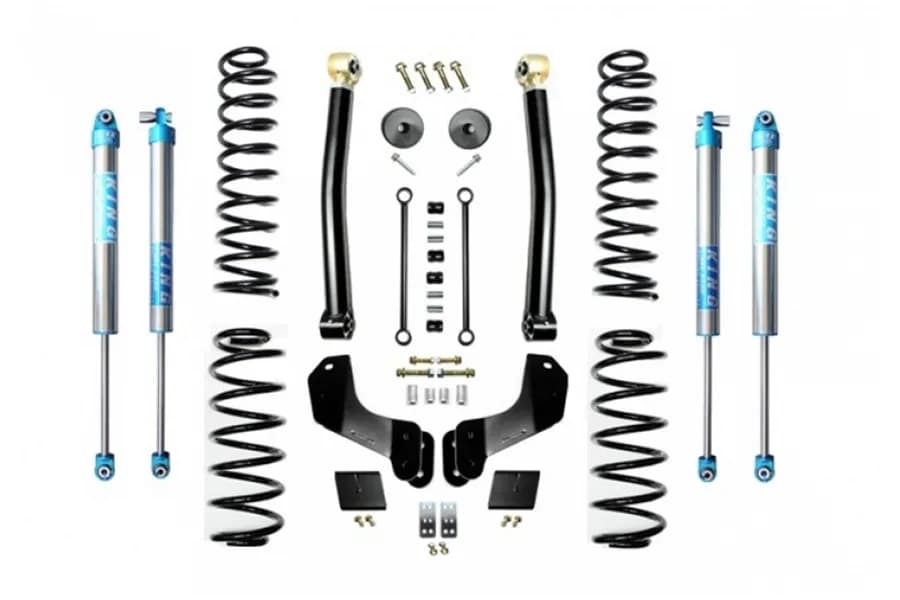 Evo Manufacturing HD 2.5in Enforcer Overland Stage 2 Lift Kit w/ King 2.0 Shocks - JL