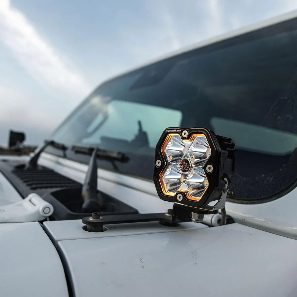 Squadron 2.0 Sport A-Pillar Light Kit Jeep 2018-26 Wrangler JL 2020-26 Gladiator JT Toggle Baja Designs
