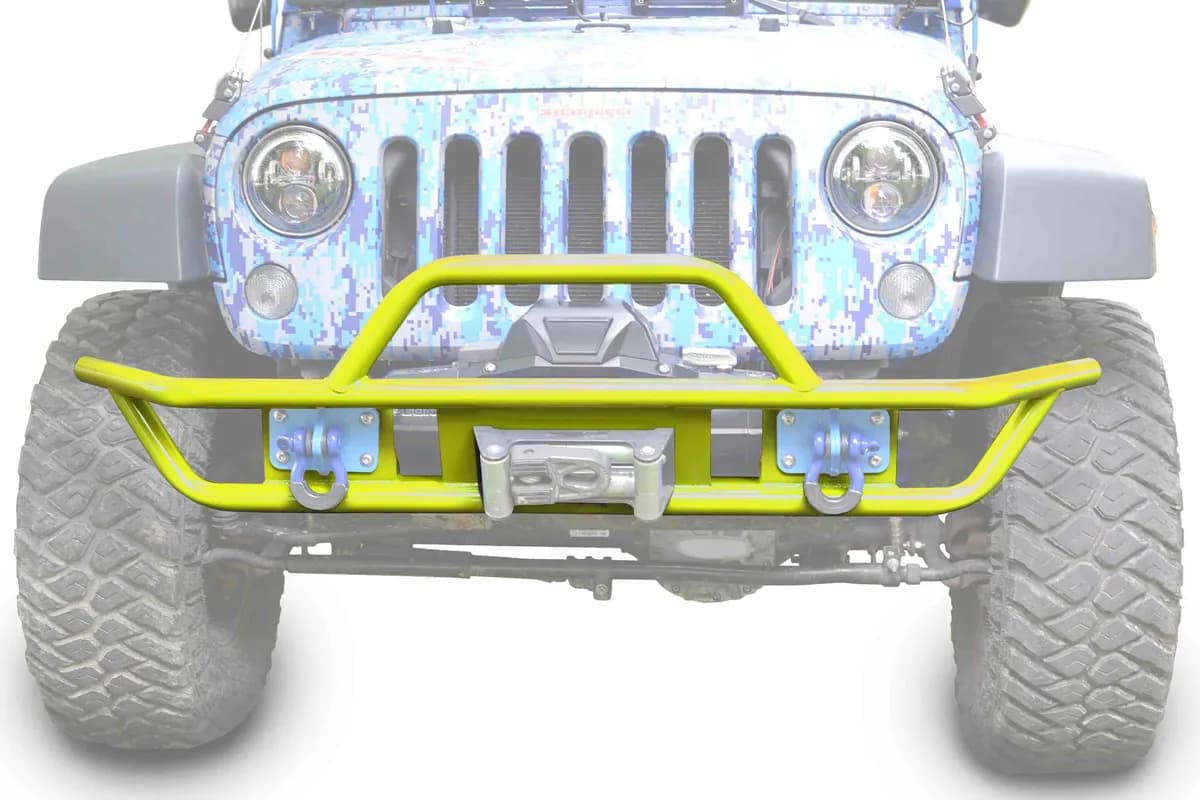 Steinjäger Bumpers Wrangler JK 2007-2018 Bumper, Front, Tube Neon Yellow