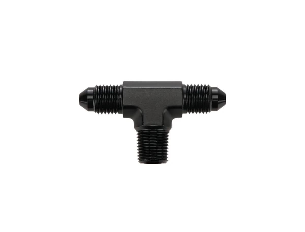 AN Tee -3 with 1/8 NPT on Branch