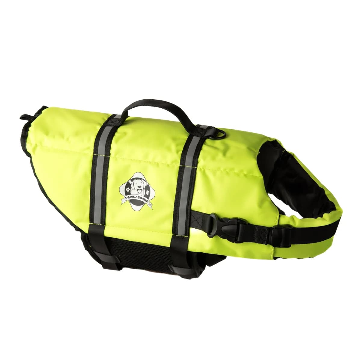 XL Safety Neon Yellow Nylon Dog Life Jacket