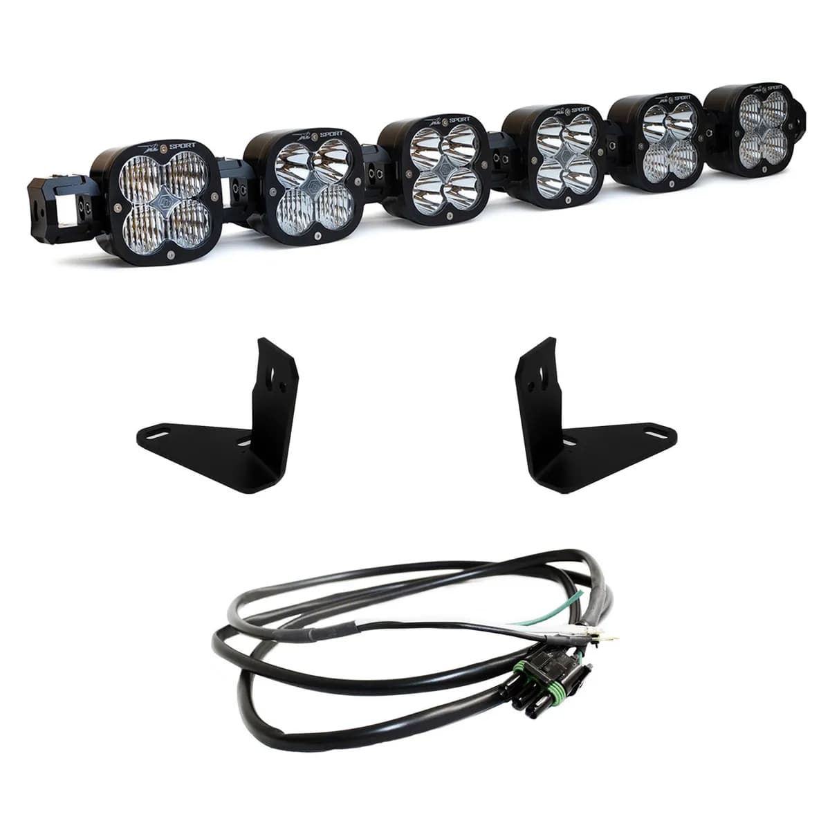 Ford XL Linkable Bumper Light Kit - Ford 2021-2026 Bronco; 2022-2026 Bronco Raptor; NOTE: w/ OE Steel Bumper