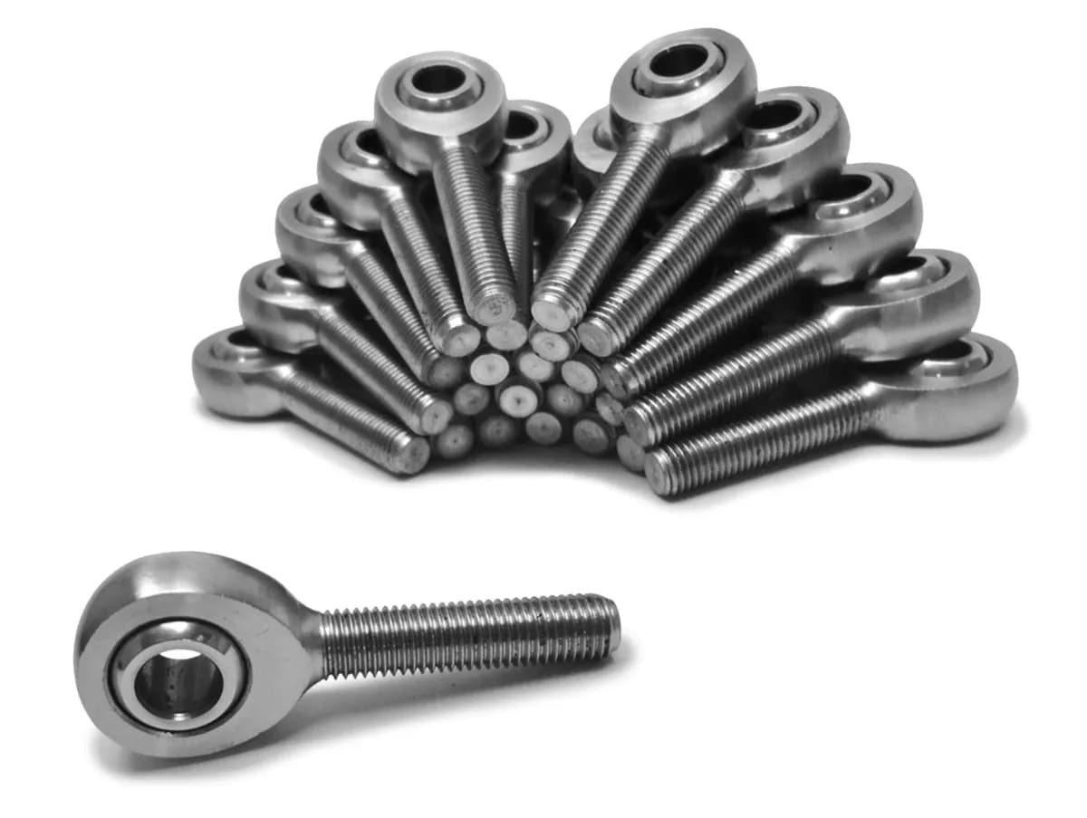 Metric Male Steel Housing, PTFE Race M16 x 2.00 RH 25 Pack