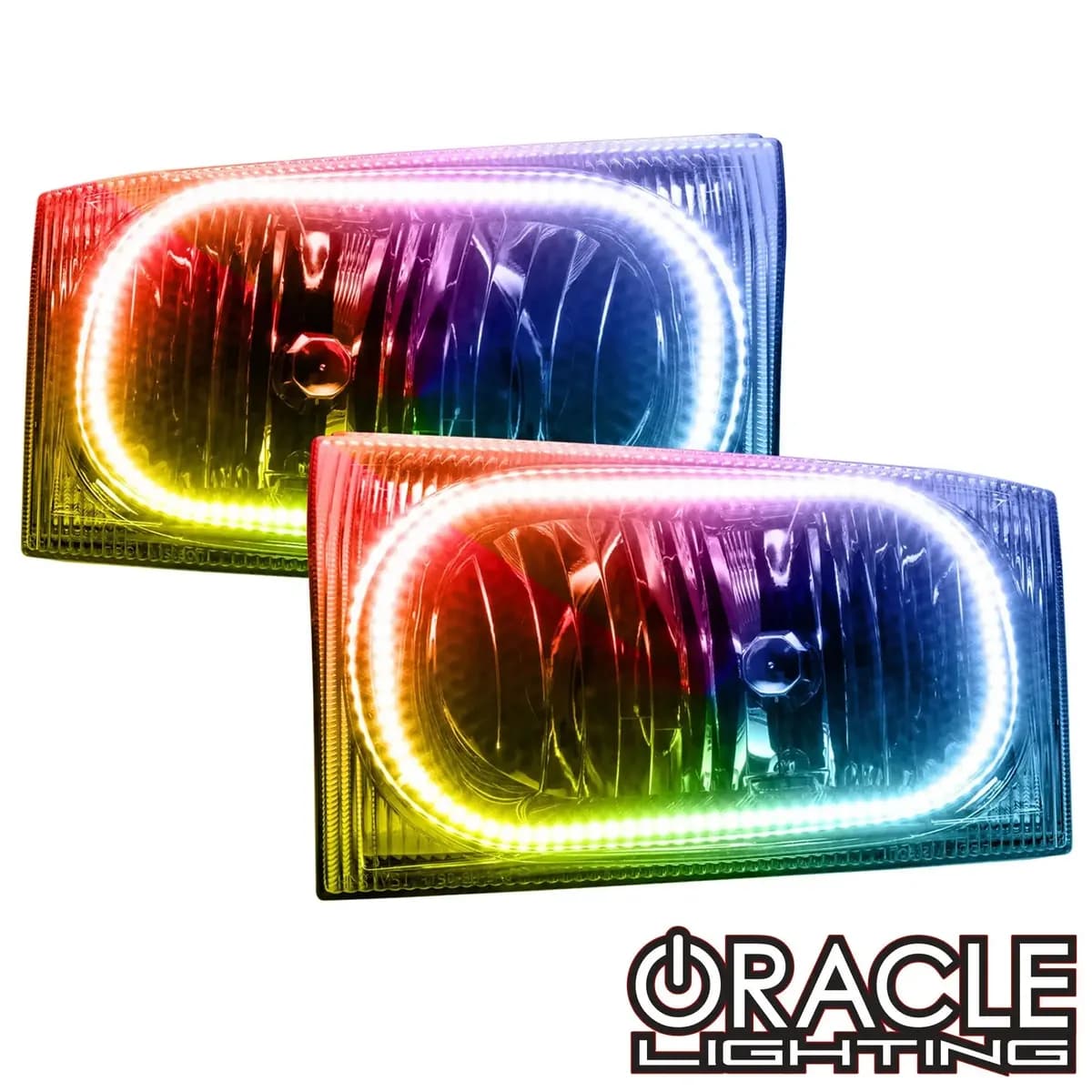 1999-2004 Ford F-250/F-350 Super Duty Pre-Assembled Headlights - SMD / ColorSHIFT No Controller