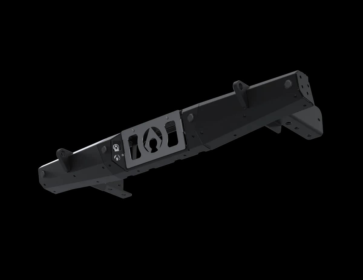 07-Up Jeep Wranger/Gladiator High Clearance Rear Bumper Center Section Black Powdercoat