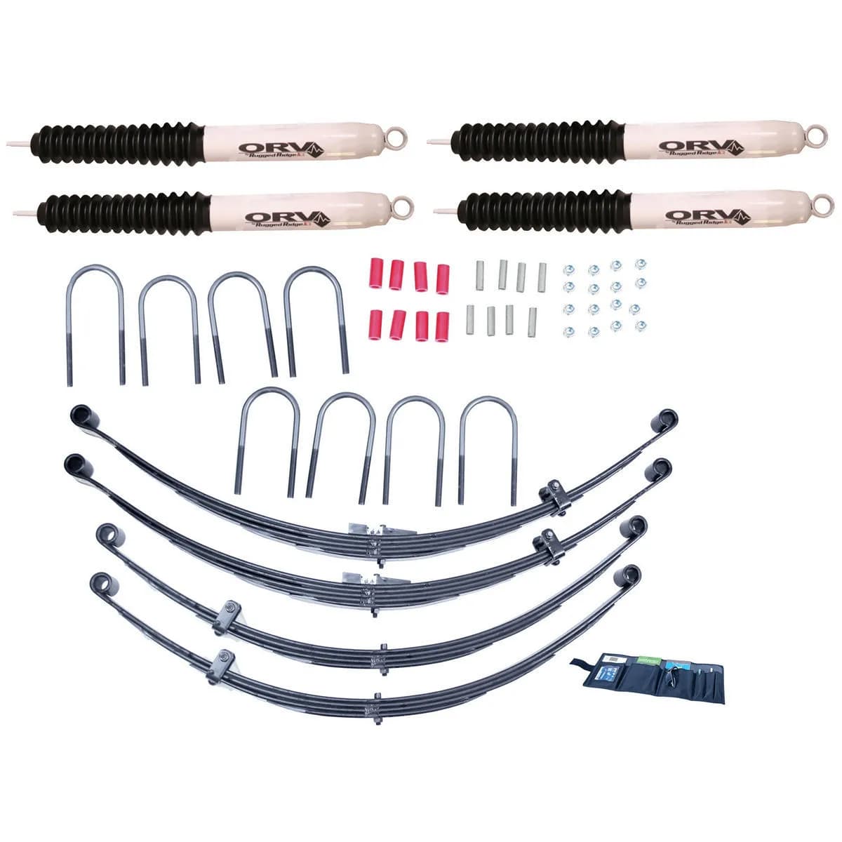 4-Inch Lift Kit With Shocks 1955-1975 Jeep CJ By Rugged Ridge