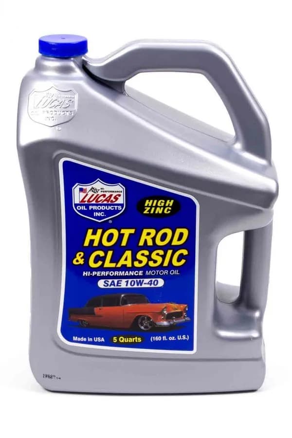 Lucas Oil Products 10683 Hot Rod & Classic Car HP Motor Oil SAE 10W-40
