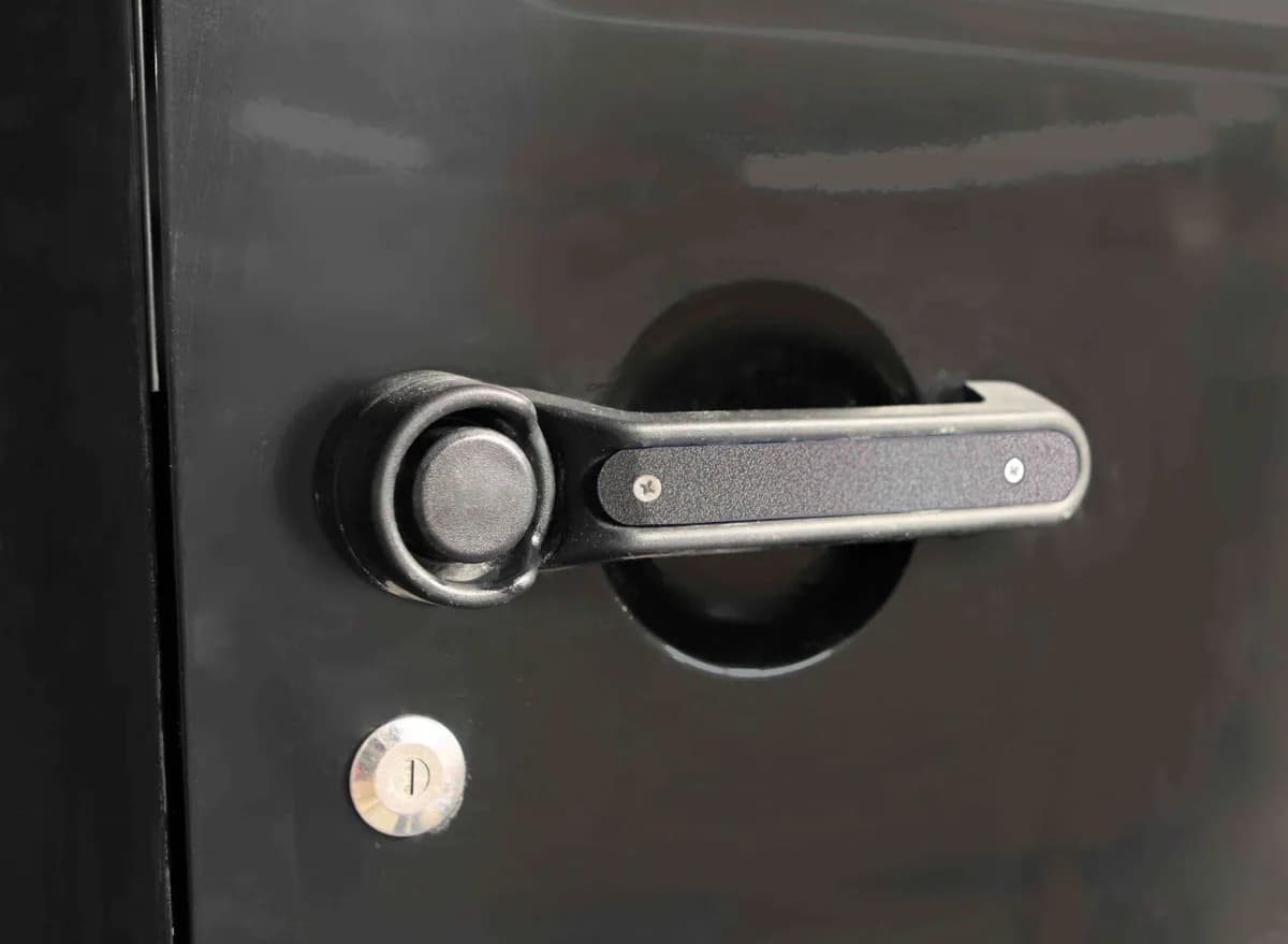 Steinjäger Doors Wrangler JK 2007-2018 Handle Accents 2 Doors Plus Tailgate Bare Metal