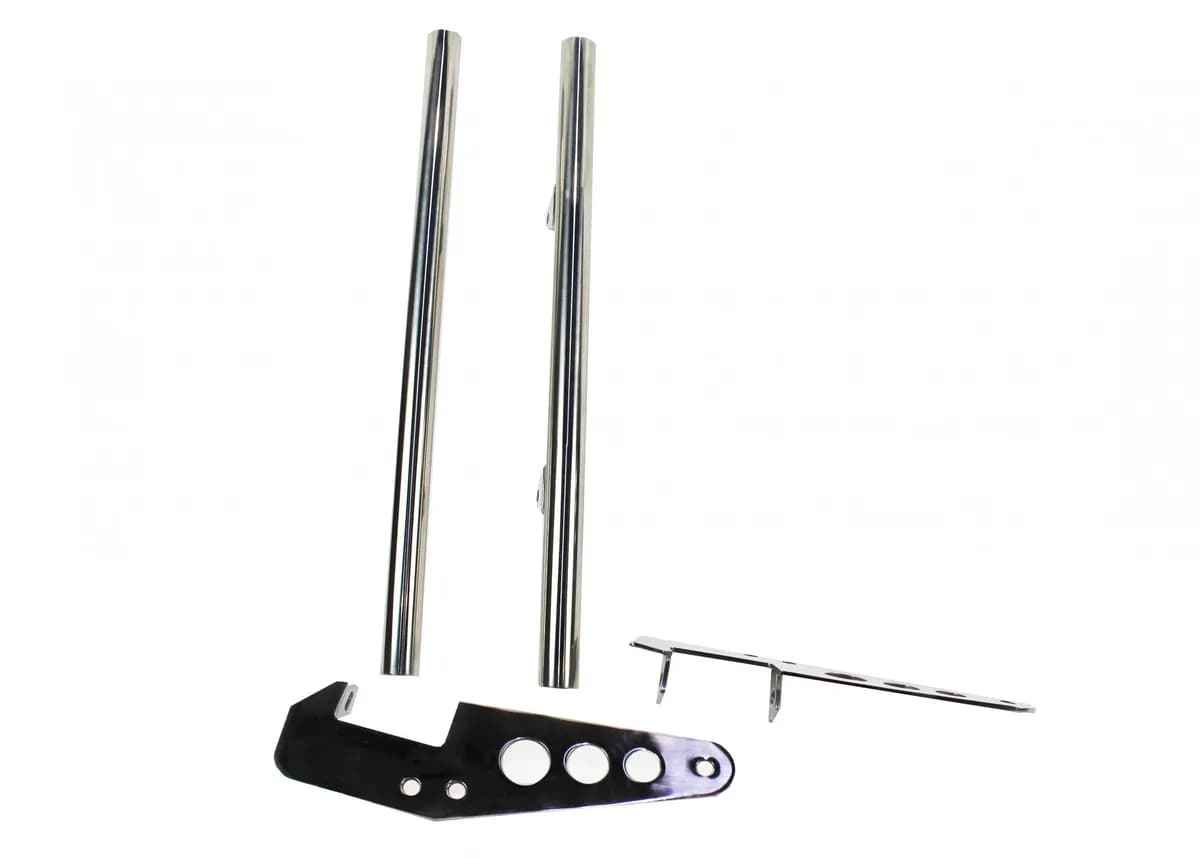 Jeep CJ Grill Guard 55-86 CJ Polished Silver Kentrol