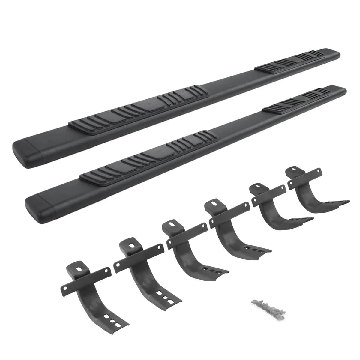 Go Rhino 685412971T - 5 OE Xtreme Low Profile SideSteps With Mounting Bracket Kit - Textured Black
