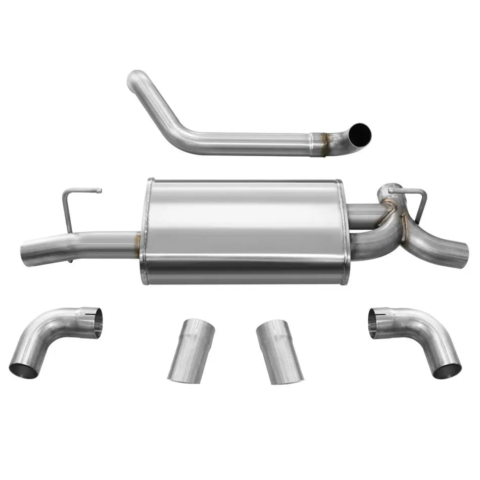 Sport, Touring / 2.5 in Axle-Back Turn Downs | 2018-25 Jeep Wrangler JLU/JL 3.6L, 2019-23 2.0T (21013, 21015)