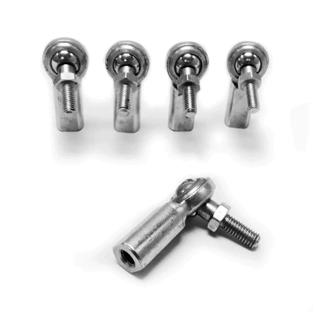 Steinjäger Inch Female Rod Ends Steel Housing, 2 Piece 1/2-20 LH Studded 5 Pack
