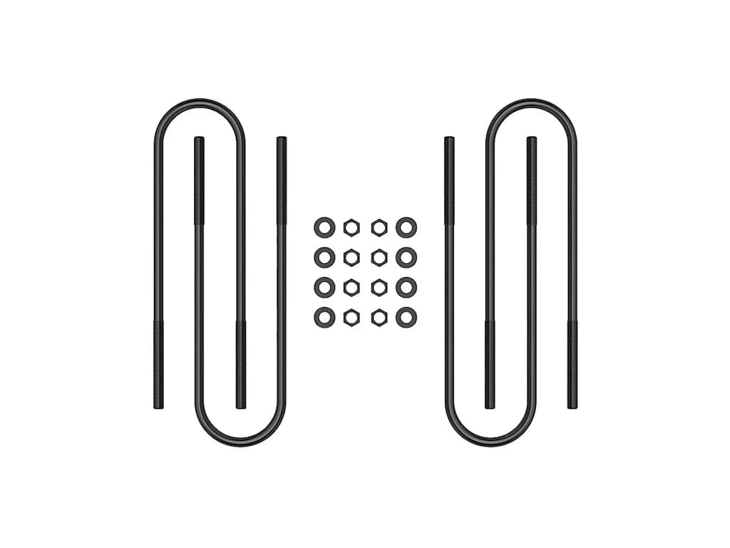 ICON 1999-2010 F-350 Super Duty (DRW)/2003-2013 Dodge Ram 2500/2003-2012 Dodge Ram 3500, Rear, 15” U-Bolt Kit