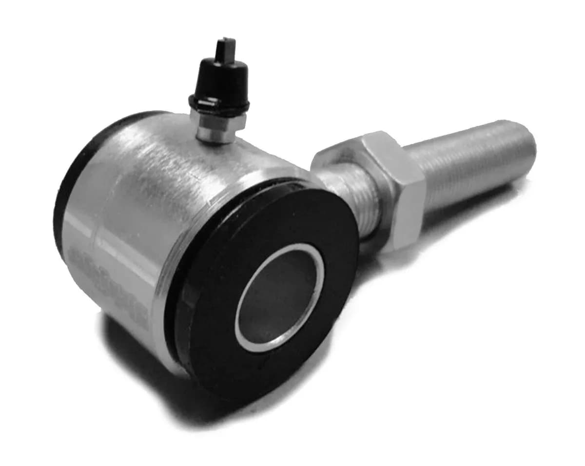 Steinjäger 5/8-18 LH Poly Bushings, Male 1/2 Bore 1.40 Wide Zinc Plated Housing