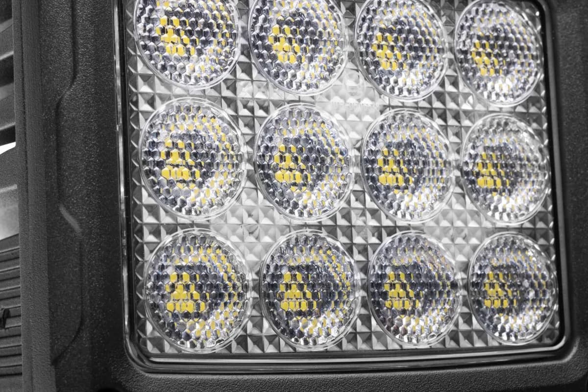 Go Rhino 751800523FCS Bright Series - Square 5 Rectangular LED Flood Lights, Pair