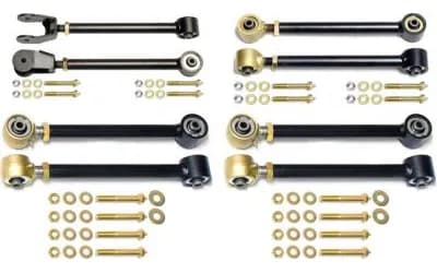 Johnny Joint Control Arm Set 97-06 Wrangler TJ and LJ Unlimited Adjustable Set Of 8 RockJock 4x4