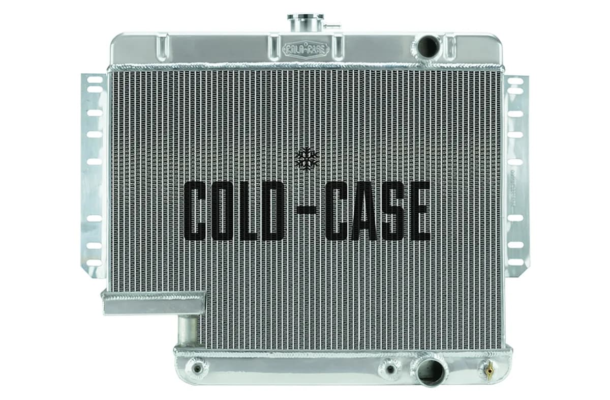 61-65 Impala with 500 Steering Box Aluminum Radiator Cold Case Radiators