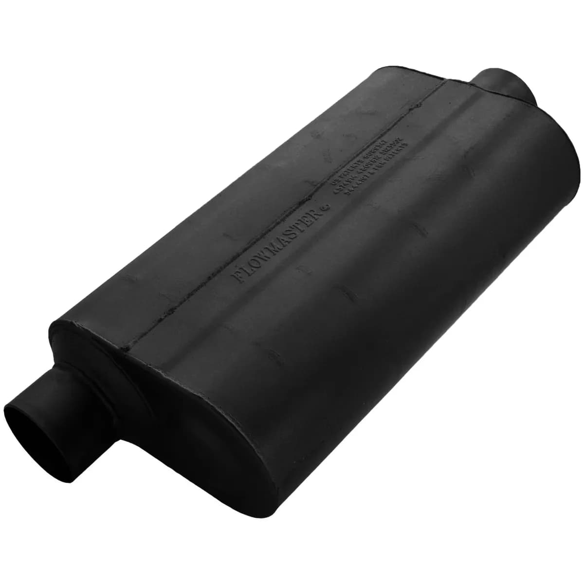 Super 50 Series / Performance Muffler 3.00in IN (O) / OUT (C): ea 16 Gauge Aluminized Steel
