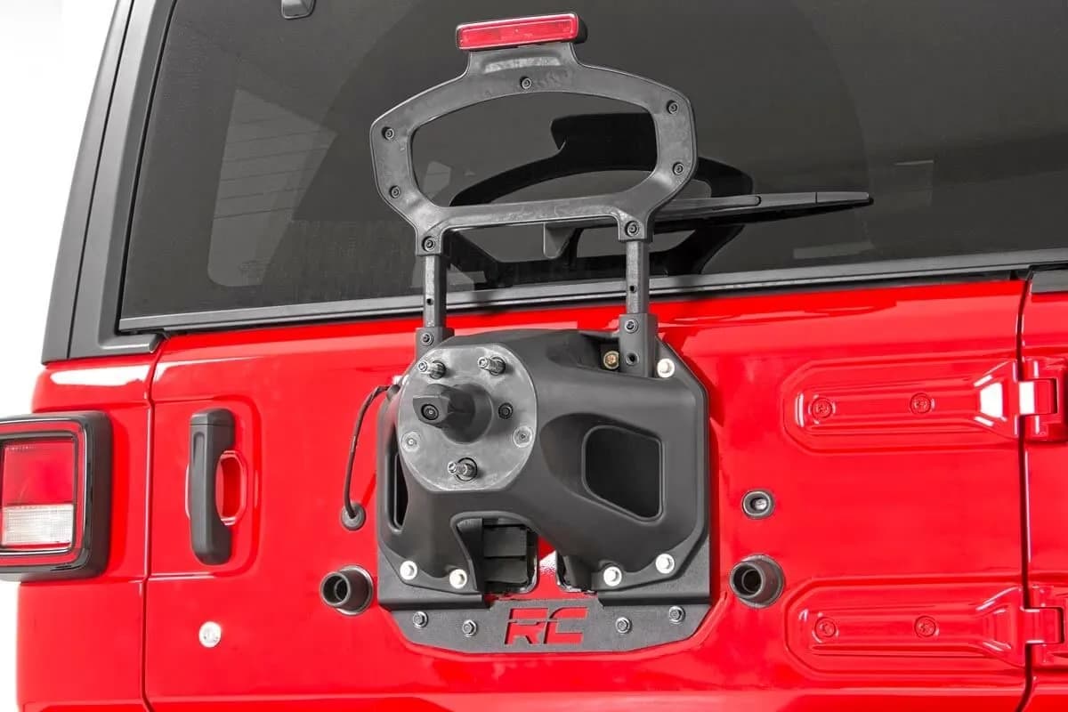 Rough Country Spare Tire Relocation Plate - JL w/out Proximity Sensors