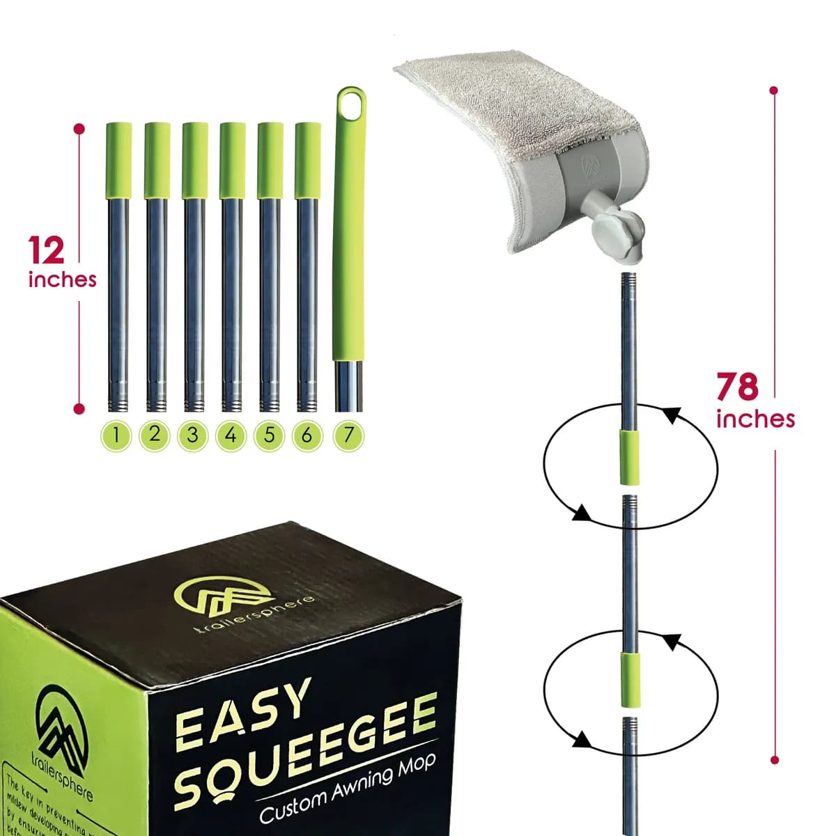 Easy Squeegee Awning Mop