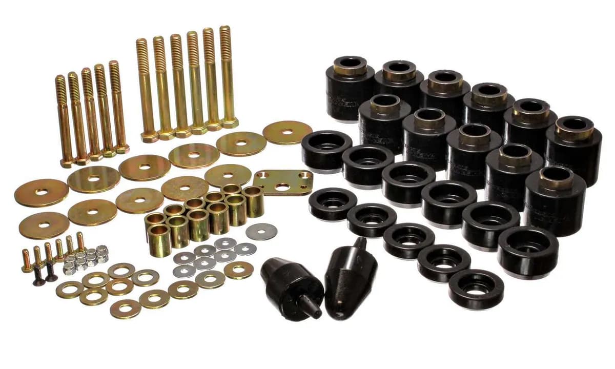 Body Mount Set W/Hardware1in Liftblkperformance Polyurethane