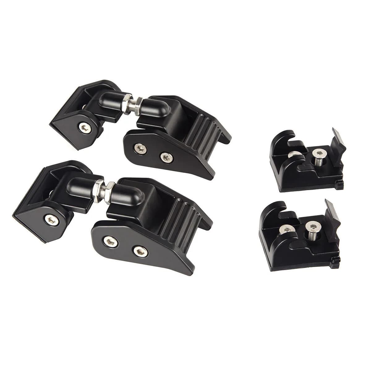 Rugged Ridge Aluminum Hood Catch Black - JK