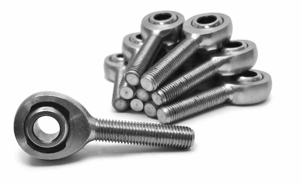 Steinjäger Metric Male Rod Ends Chrome Moly Housing, Nylon Race M6 x 1.00 RH 10 Pack